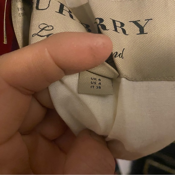 Burberry Reversible Gabardine & Tartan Wool Car Coat NWOT - Picture 7 of 13